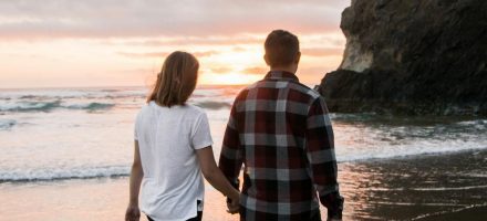 man and woman walking on a beach choosing a life of sexual integrity matters